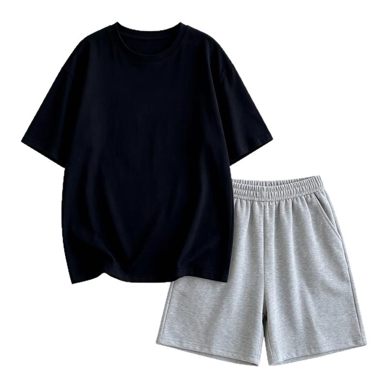 孕妇夏季宽松T恤短裤套装