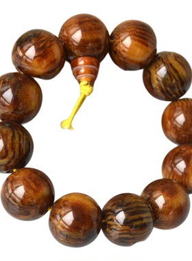 合成金丝海柳2.0佛珠黑珊瑚念珠