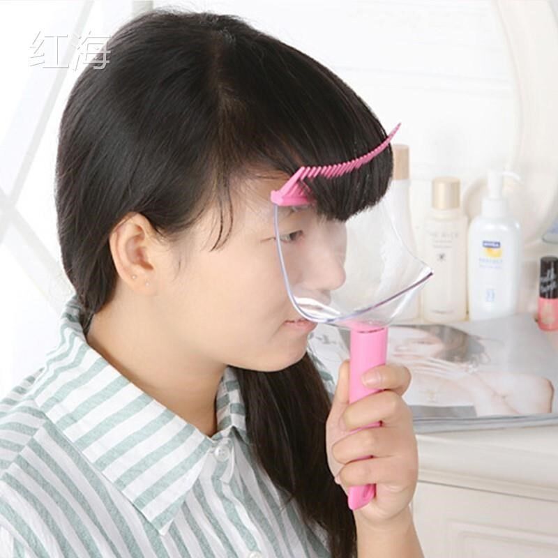 美发剪刘海神器女自己剪儿童专用修剪家用弧形挡板空气齐发型设计
