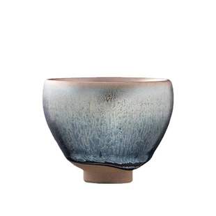 非物质文化建阳建盏陶瓷窑变油滴原矿铁胎主人杯功夫茶杯茶碗禅定