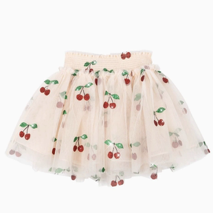 2025秋冬款丹麦童装女孩开衫毛衣外套生日粉色公主纱裙气质连衣裙