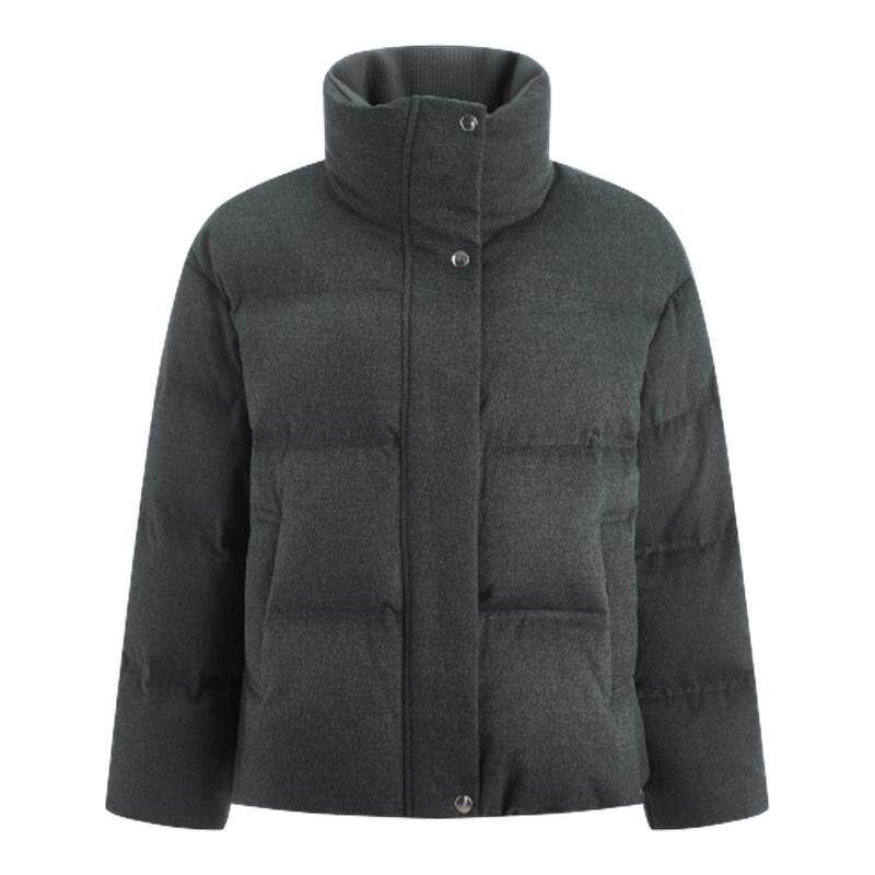 BINJORA冰洁95鹅绒羊毛呢羽绒服