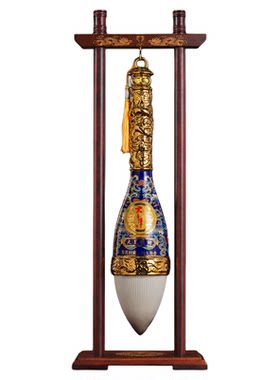 大手笔陶瓷金色礼盒酒瓶