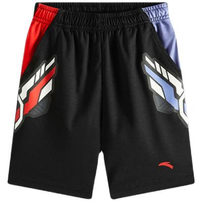 安踏儿童男小童针织五分裤