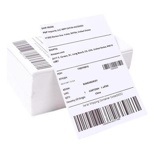 三防热敏纸标签打印纸100*100/100*150不干胶条码打印纸亚马逊fba条码e邮宝邮政小包跨境国际物流吊牌贴纸