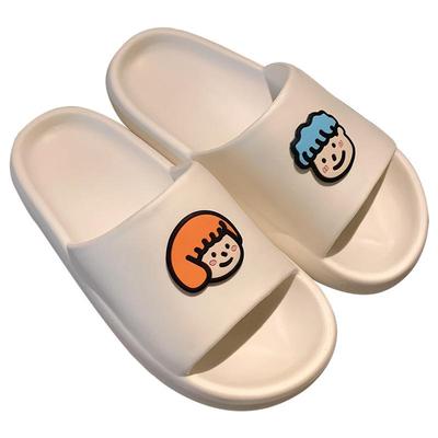 踩屎感软底拖鞋女家用卡通情侣男