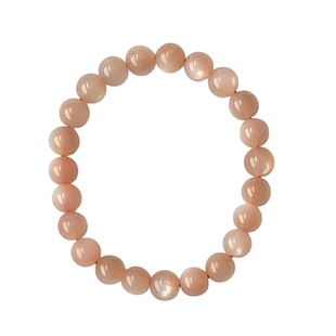 天然橙月光手链女款时尚百搭水晶月光石小清新手串饰品礼物送女友