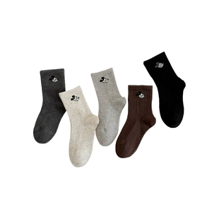 一次性袜子儿童秋冬季纯棉中筒旅行日抛袜男童女童新款学生运动袜