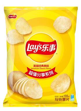 乐事薯片135g超大包整箱