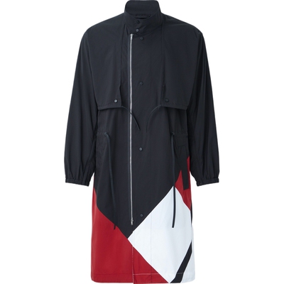 【限时秒杀】3.1 Phillip Lim  秋冬男撞色混纺派克大衣外套夹克