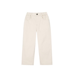 RBIGX瑞比克童装秋季新款儿童裤子百搭潮流帅气男童白色牛仔裤
