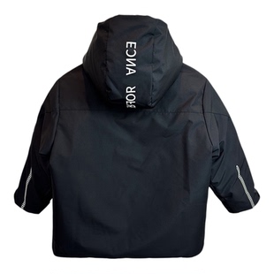 25新款M家儿童鹅绒服男女童产装加厚中长款保暖户外时尚羽绒服冬