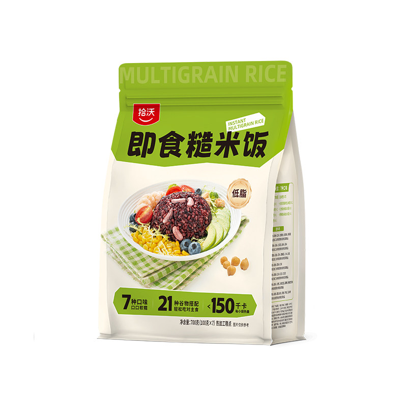 拾沃糙米饭团7种口味开袋即食