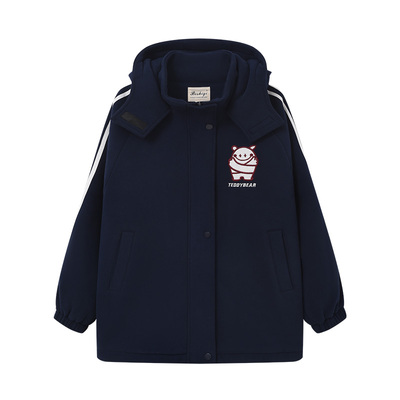 初中生外套秋冬2025新款夹棉加厚