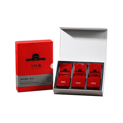 孝文家茶状元大红袍K12岩茶坑涧茶乌龙茶茶叶礼盒装 武夷山原叶制