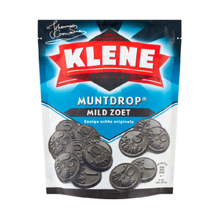 现货荷兰KLENE甘草糖钱币甘草糖大料糖混合甜味进口八角糖润喉糖