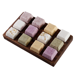 黄耐糕六彩小方糕宁波特产桂花糕白米糕紫薯糕黑米糕南瓜糕抹茶糕