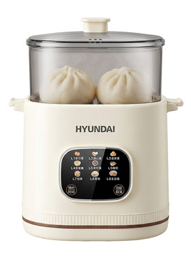 HYUNDAI韩国煮蛋器家用小型煮蛋蒸蛋可预约定时多功能鸡蛋神器