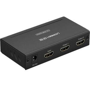 绿联HDMI2.0分配器1进2出4K高清