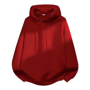 回力红色卫衣男冬季2026本命年马年属马新年衣服加绒连帽套头衫Y