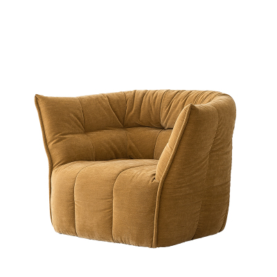 不染buran中古奶油慵懒小沙发