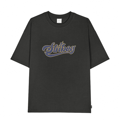 GWIT夏季发泡印花纯棉短袖T恤男