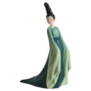 宋代美学茶桌摆件新中式只此青绿艺术电视摆件客厅酒柜家居装饰品