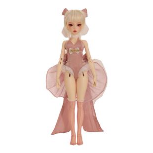 正版BJD四分/4分娃娃月兔粉色套装娃娃xaga人形玩偶gem贵族潮玩