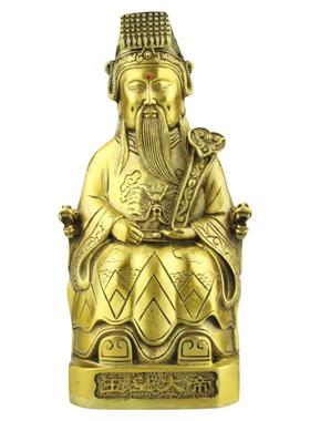 纯铜王母娘娘神像供奉道家摆件