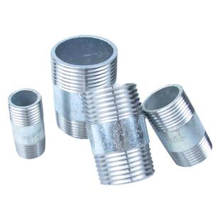 镀锌外丝/钢管双头外丝/管件玛钢圆外丝/外丝接头DN15—DN100