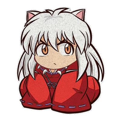 Q版犬夜叉动漫反光汽车贴纸