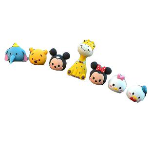 迪士尼汽车摆件2024新款车内装饰用品可爱车载中控台小公仔女米奇