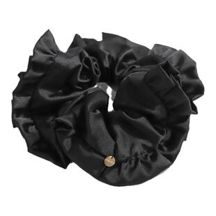 日本本土anemone褶皱荷叶花肥肠圈彩色布艺头花发圈头绳女