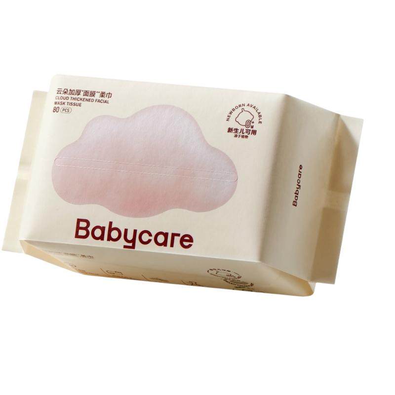 天猫80抽棉柔巾babycare
