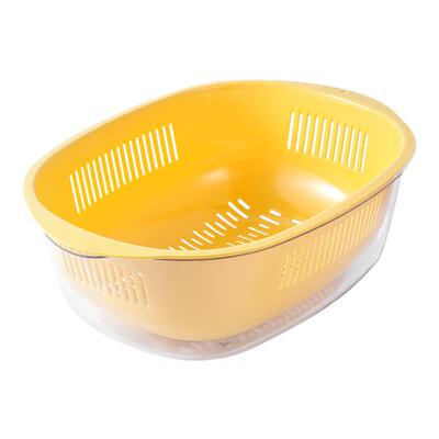 双层洗菜篮多功能洗水果滤水盆