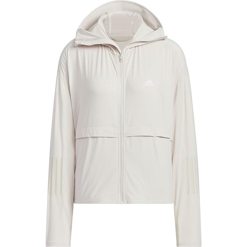 Adidas/阿迪达斯官方正品夏季新款女士透气运动连帽防晒衣JI7597