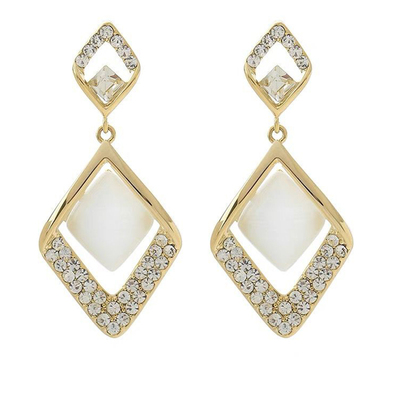 菱形新款潮网红爆款小巧风耳坠