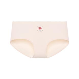 三福女低腰不夹臀内裤 无痕印花舒适透气柔软半平角裤506855