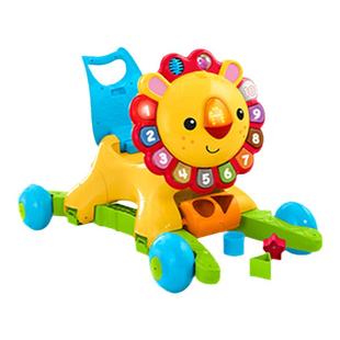 费雪正品学步车多功能手推车防侧翻可坐可滑行4合1狮子DLW65