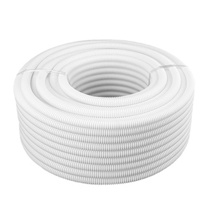 PVC阻燃波纹管加厚加硬白色电线监控弱电穿线管电缆防水绝缘套管