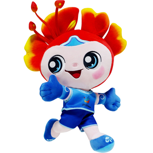 运动会赛事吉祥物金凤娃玩偶毛绒玩具正版纪念品卡通娃娃公仔玩具