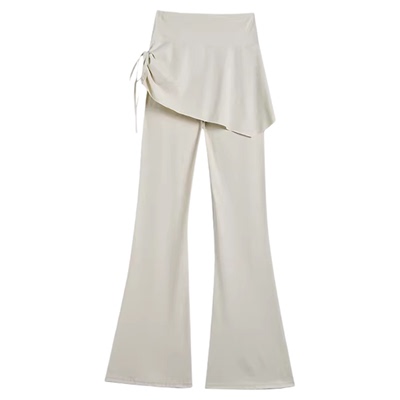 假两件微喇瑜伽裤女外穿不尴尬