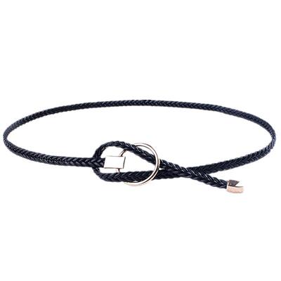 复古时尚圆环皮带编织女韩版配饰