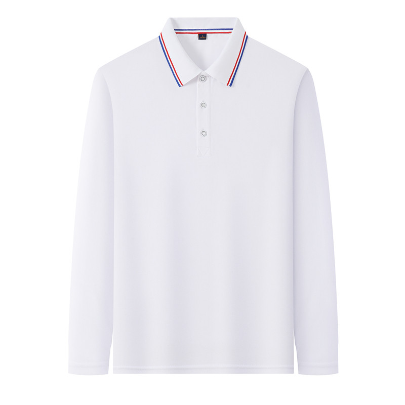 长袖polo衫工作服定制t恤印logo定做翻领文化广告衫刺绣工衣订制