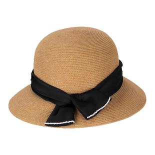 Cercoo/奢蔻草编帽手工编制防晒遮阳帽户外出行渔夫帽太阳帽子女