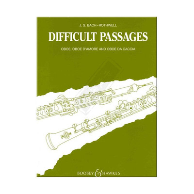 双簧管困难片段选自巴赫的作品