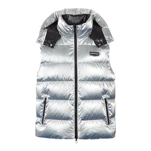 DUVETICA 秋冬男士户外运动风短款可拆卸连帽羽绒服马甲VUDV80235