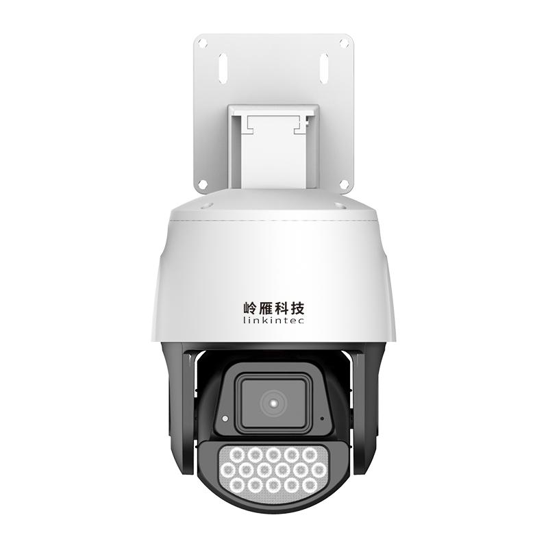 岭雁科技家用室户外360可旋转摄像头手机远程监控网线供电 非wifi