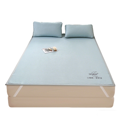 冰豆豆凉席冰丝床笠款夏季夏天款