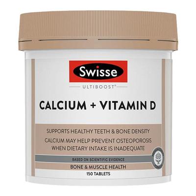 澳洲Swisse柠檬酸钙成人孕妇中老年钙维生素D迷你钙片250粒 300粒